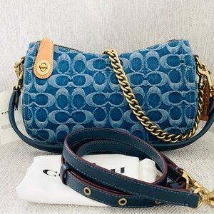 Coach Denim Swinger Shoulder Crossbody Bag